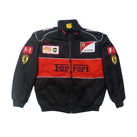 Vintage Ferrari NASCAR Style Jacket – Size L - Picture 1 of 4